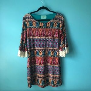 Colorful Judith March Mini Dress